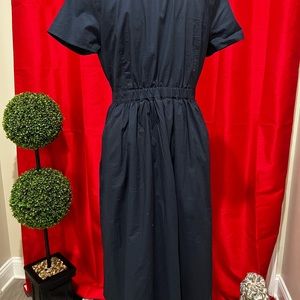 D10108 JCrew wrap dress with pockets